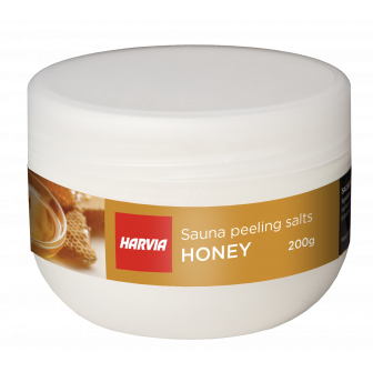 Peelingová soľ do sauny HARVIA med 200g
