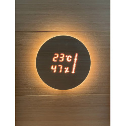 Teplomer - vlhkomer a elektronické presýpacie hodiny - CARIITTI ASPECTU 