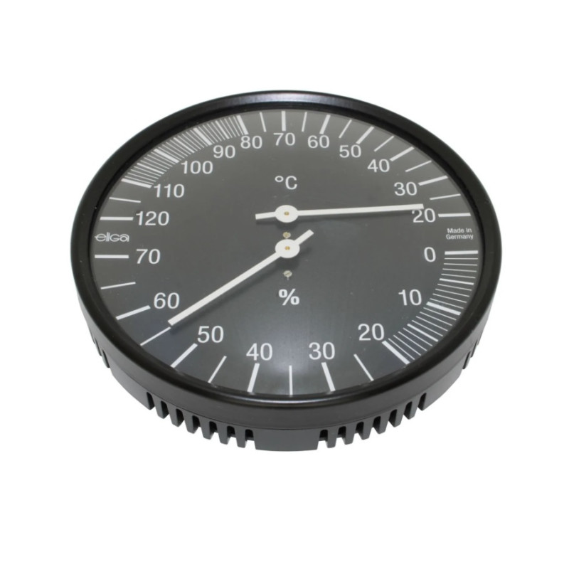 Teplomer-vlhkomer, čierny