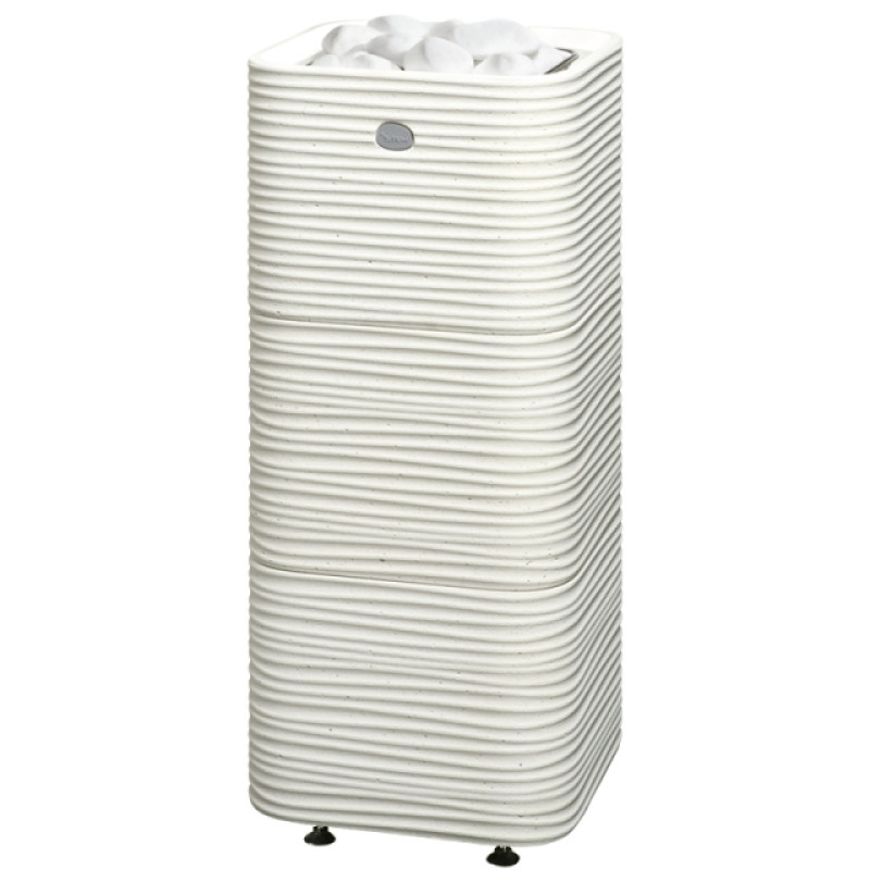 Saunová piecka TULIKIVI HUURRE, biela, s ovládacím panelom