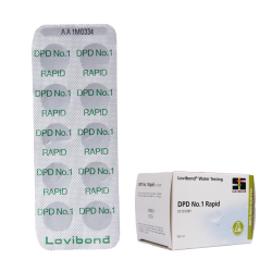 Tablety na testovanie vody DPD 1, stanovenie chlóru, 10 tabliet 