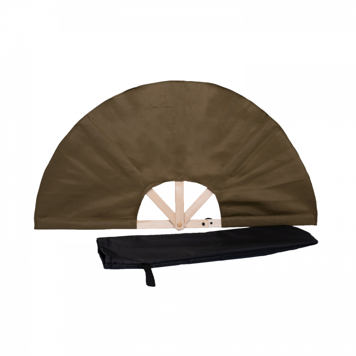 Látkový ventilátor do sauny, khaki