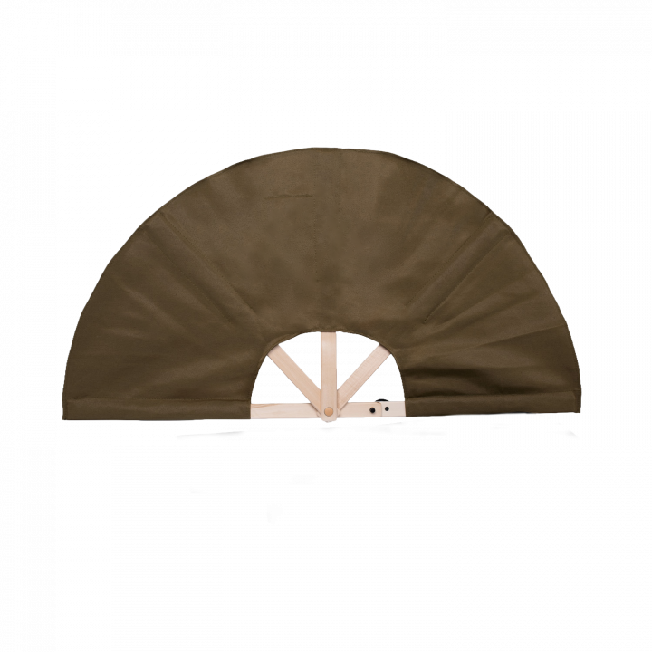 Látkový ventilátor do sauny, khaki