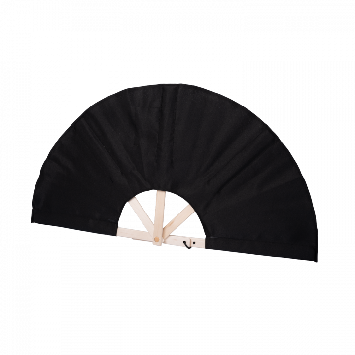 Látkový ventilátor do sauny, čierny