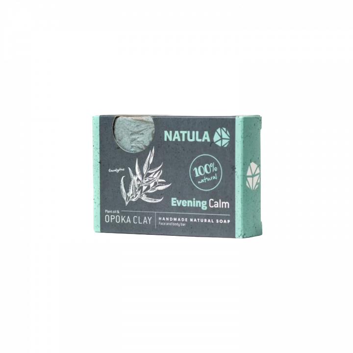 NATULA mydlo na tvár a telo s opokou a eukalyptom 100g