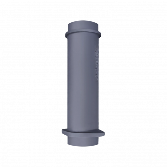 Horné liatinové dymovodné potrubie pre saunové pece GEFEST , Ø130 mm, 500 mm