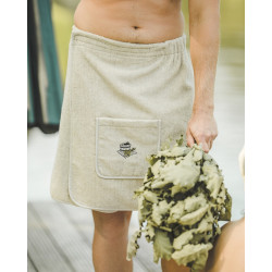 Zástera do sauny pre mužov  Zástera do sauny pre mužov